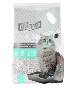 bolitas sanitarias aglomerantes con carbón activo marca petclean