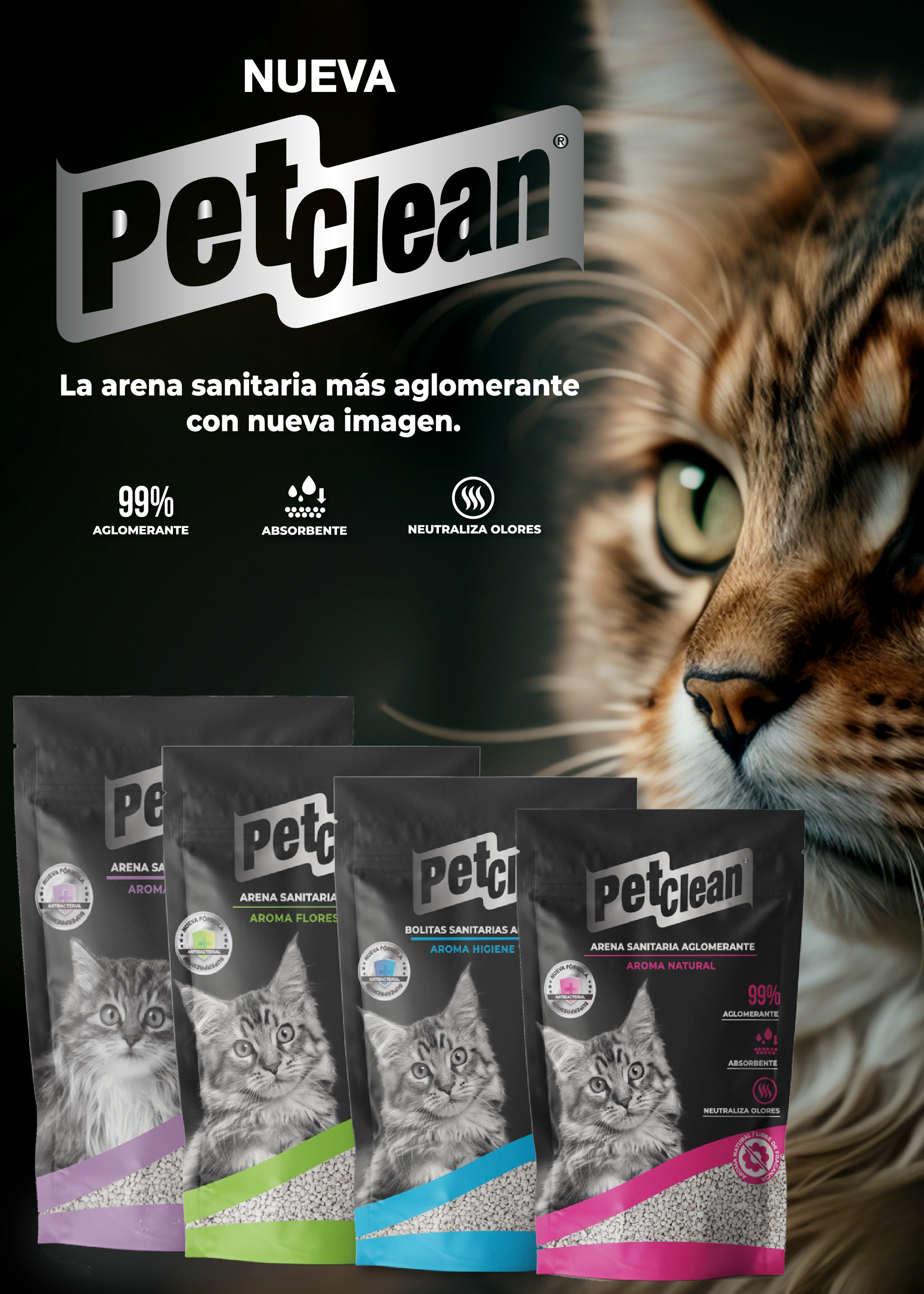 Banner movil arena petclean
